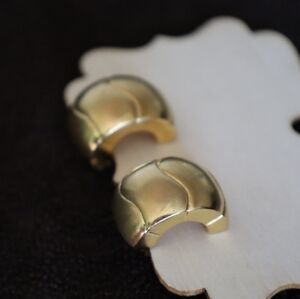 Gold Clip on Earrings